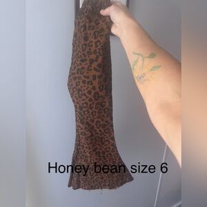 Leopard Print Kids Casual Bottoms